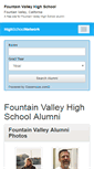 Mobile Screenshot of fountainvalleyhighschool.org